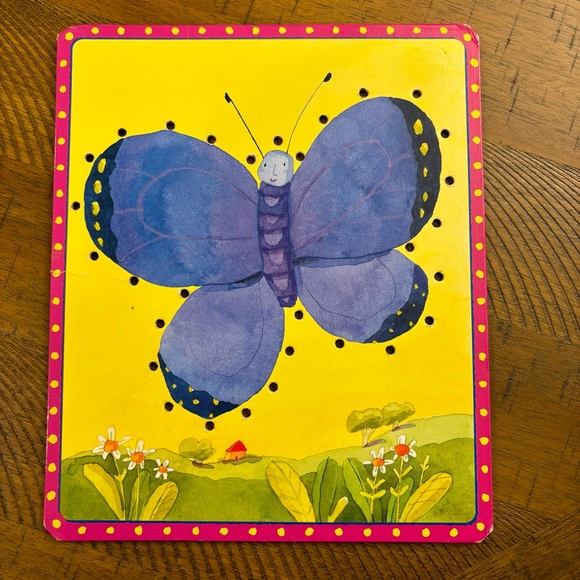 eeBoo lacing cards Friendly Bugs, discontinued, Y2K. 5 bright cards and laces. - Picture 4 of 11